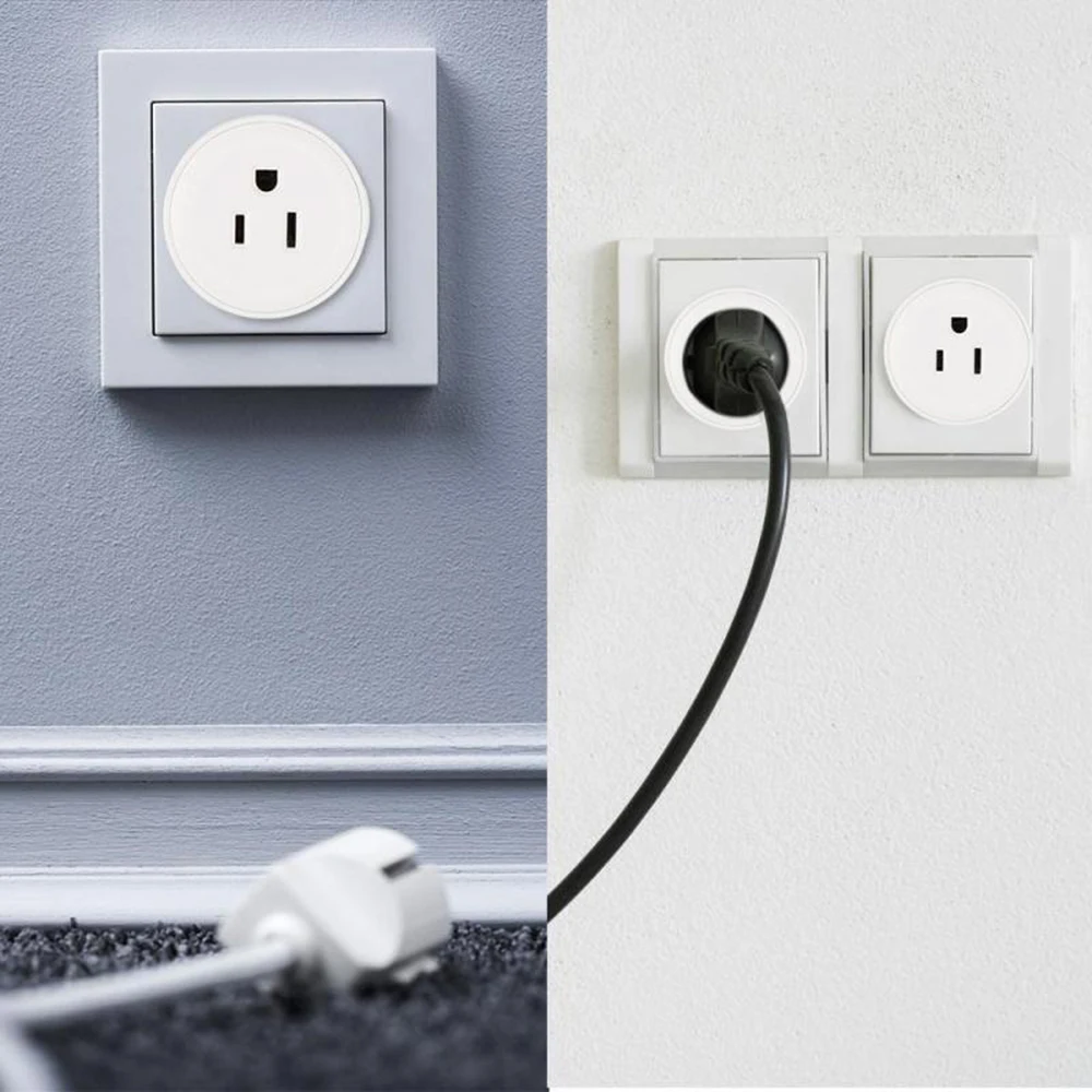 Wifi Smart Plug Wi-Fi с поддержкой мини-розетки приложение дистанционное управление беспроводной портативный автоматический таймер розетки с включения/выключения