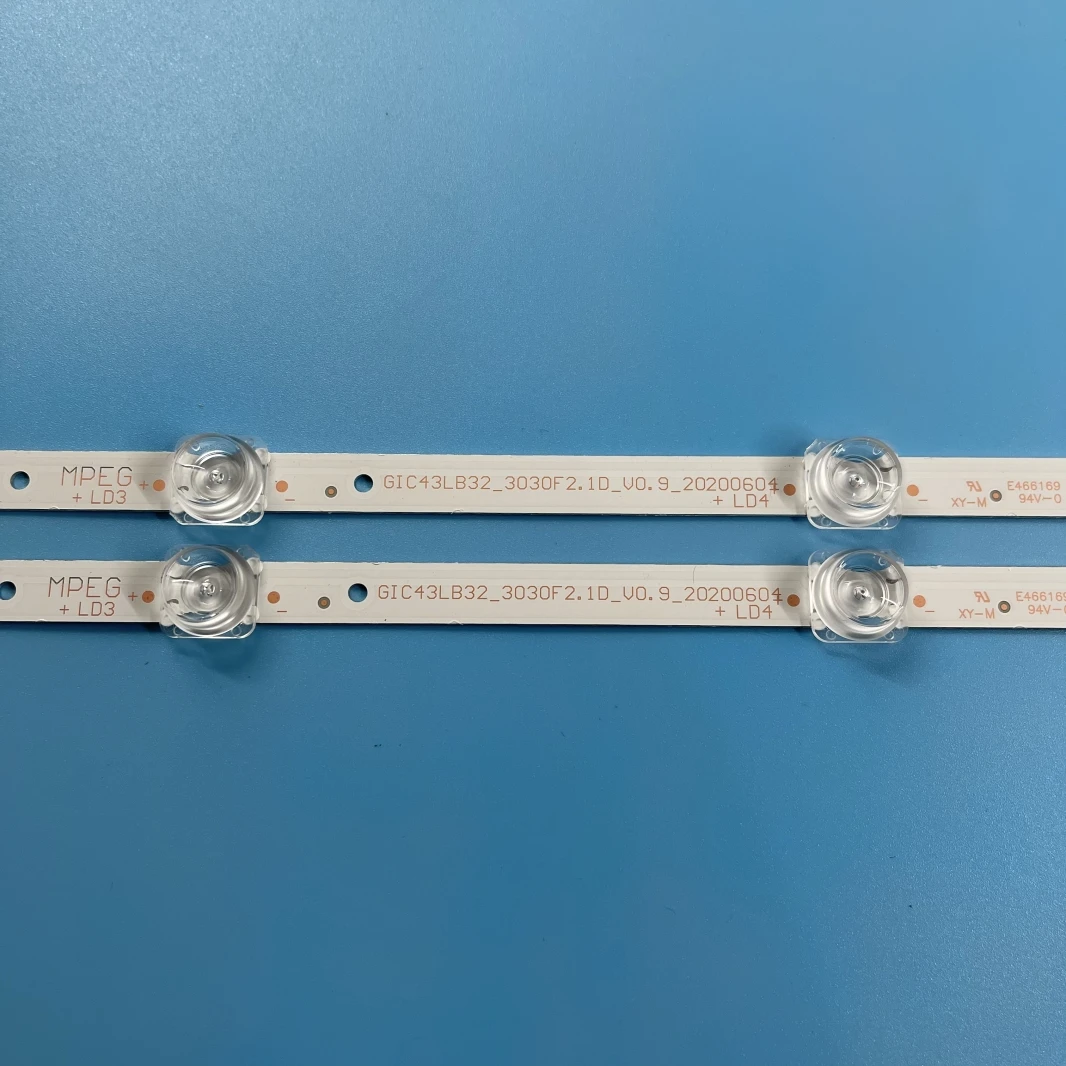 LED backlight strip 11 lamp led light led light bar tv parts for Thomson 43" TV GIC43LB32_3030F2.1D_V0.9 4C-LB4311-ZM06J ZM08J HR01J 43UD6426 43A260 43V2