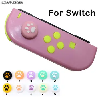 

ChengHaoRan 2PCS Cat Paw Claw Silicone Analog Thumb Grips Cover for Nintend Switch Lite NS Joy-Con Joystick Caps Skin