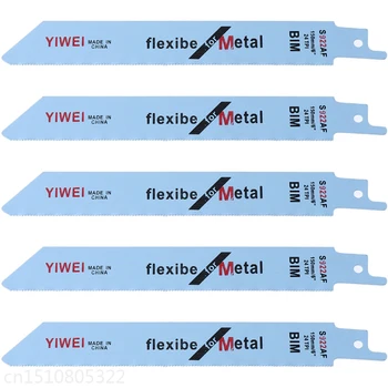

5 Pcs 151mm 6" BIM S922AF Flexible Sabre Saw Blades For Wood & Metal Cutting Au22 19 Dropship