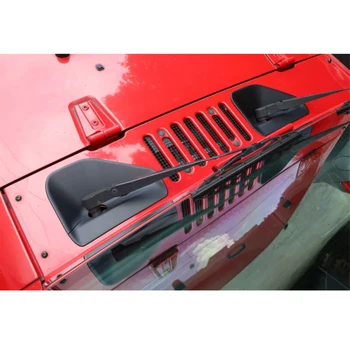 

Wiper Water Spray Base Cover For Jeep Wrangler JK 2007-2017 Parts 4PCS