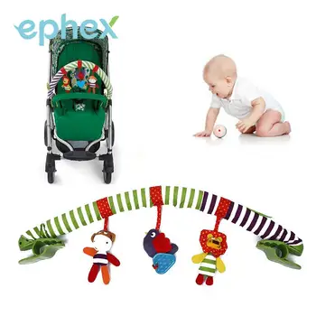 

Baby Bed Handbell Stroller Bed Hanging Handbell Soft Rattles Toys doll