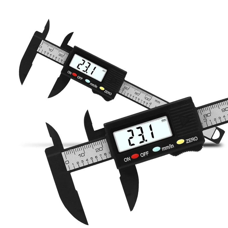 0-100mm Digital Vernier Caliper Electronic Digital LCD Vernier Caliper Ruler Woodworking Measuring Tools Gauge Caliber Vernier pencil hardness test