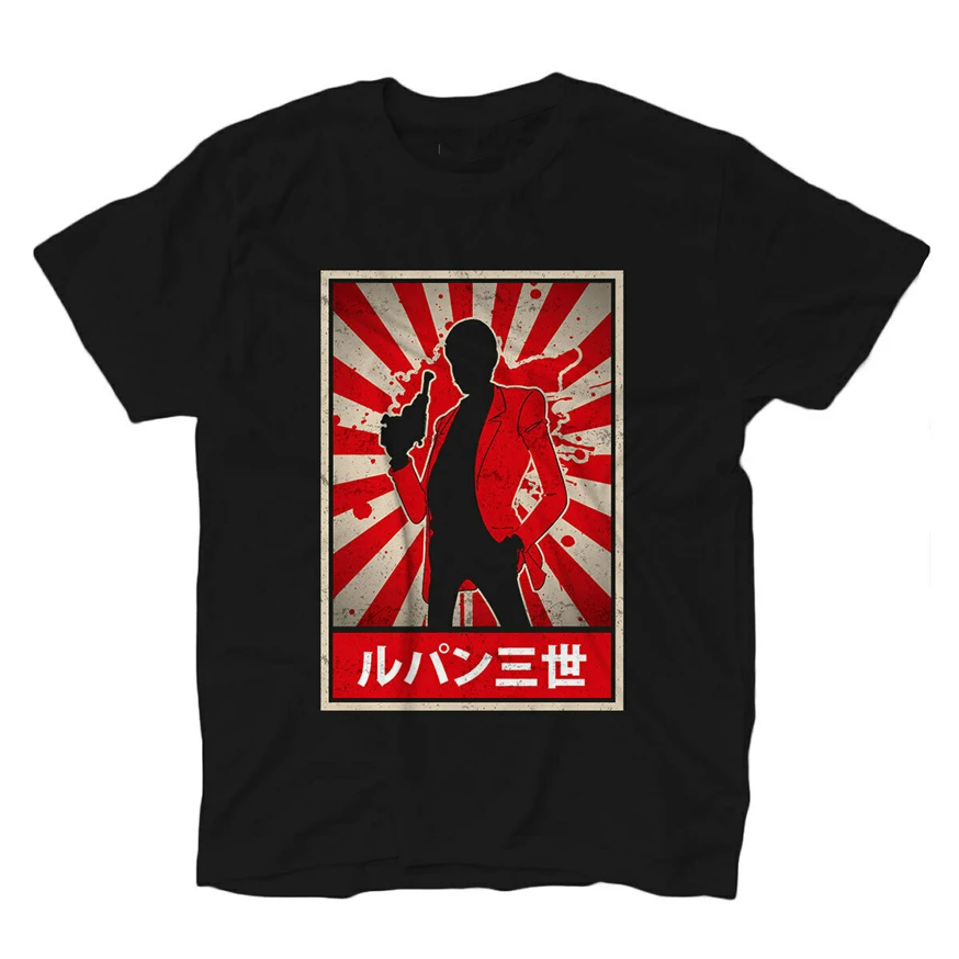 

Maglietta Cartoni Animati T-Shirt Manga Anime Lupin Anni 80 Japan Kiarenzafd Retro O Neck Tee Shirt