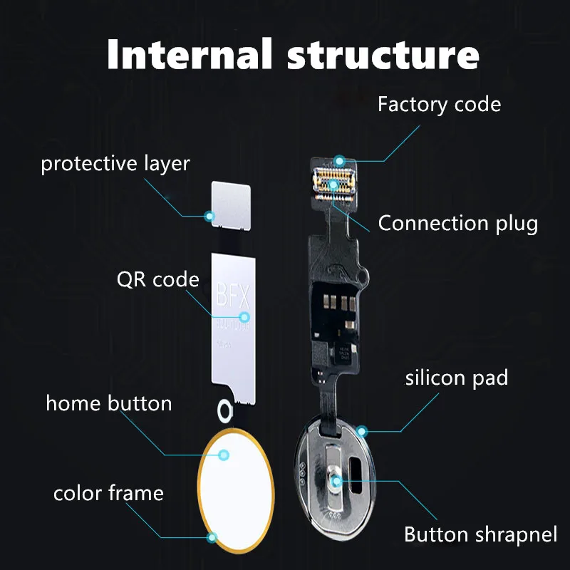 Universal Home Button For iPhone 7 7 plus 8 8 plus Button flex cable Restore ordinary Button Replacement return functions Universal Home Button For iPhone 7 7 plus 8 8 plus Button flex cable Restore ordinary Button Replacement return functions