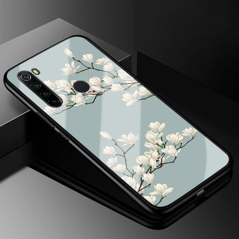 Чехол для Redmi Note 8 T, силиконовый бампер, жесткая задняя крышка, чехол для телефона s, для Xiaomi Redmi Note 8 T, Капа для Redmi Note 8 Note8 T, закаленное стекло