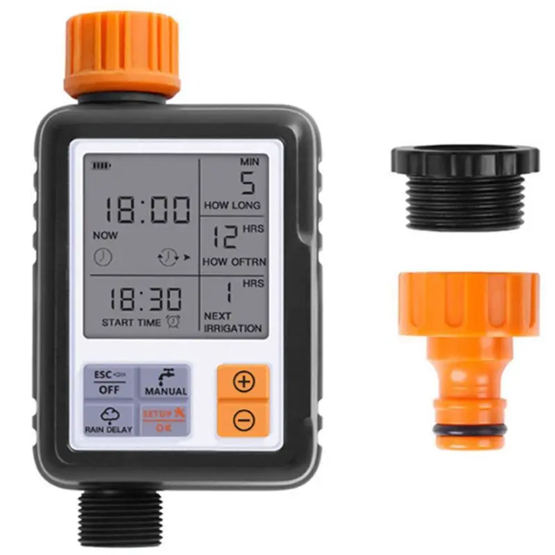 

LCD Screen Automatic Electronic Water Timer Sprinkler Controller Outdoor Garden Watering Device Irrigation Tools