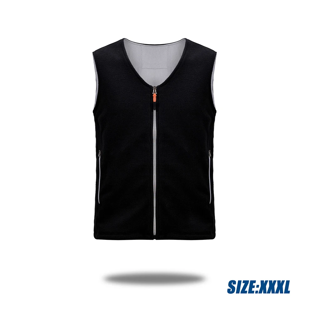 Outdoor Vest Smart Charging Heating Vest Usb Graphene Carbon Fiber Heating Vest Autumn And Winter Warm Equipment - Цвет: XXXL