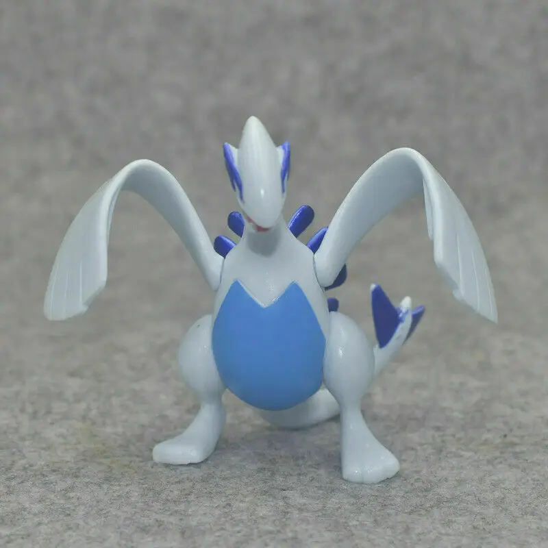 Серебристый Mega Evolution X/Y Charizard Venusaur Ivysaur Lugia Absol фигурка игрушка фигурка 8 см подарок - Цвет: Серебристый