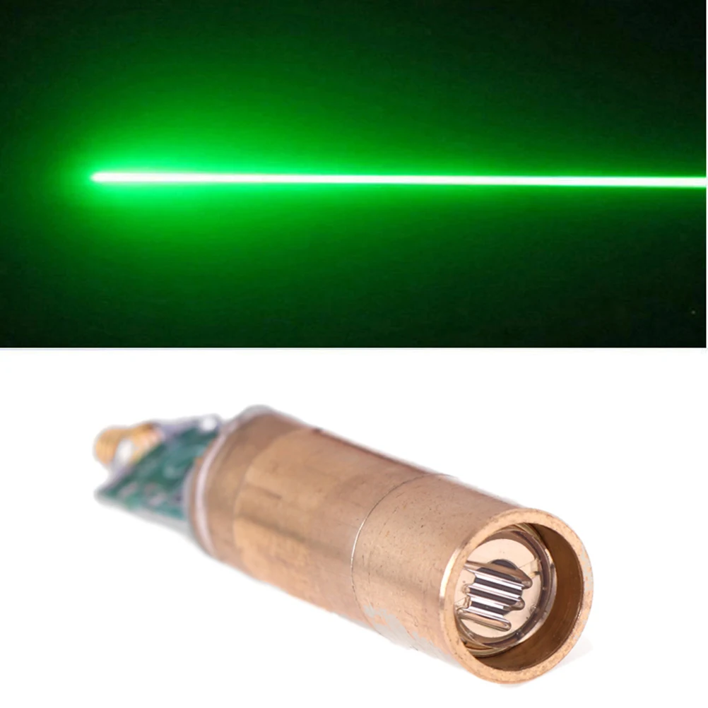 

532nm 30~50mW Green Laser Module Laser Diode Light Free Driver