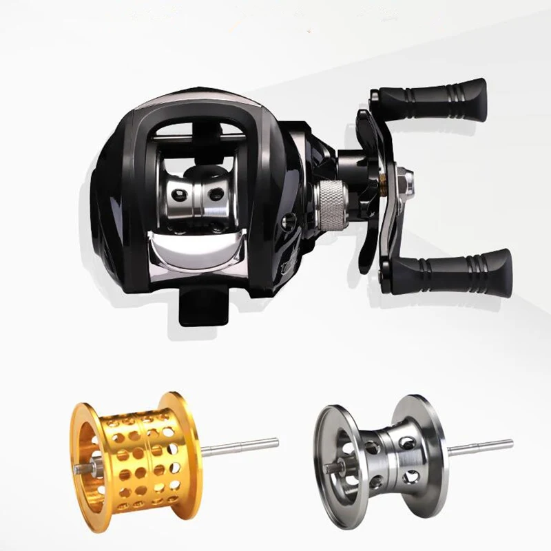 

17+1BB Baitcasting Reel Fishing 8KG/17.6LB Max Drag Magnetic Brake Metal Bait Casting Reel 7.1:1 High Speed Fishing Reel