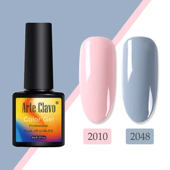 

Arte Clavo 2pcs/Set UV Gel Nail Polish Oil 8ml Spring Gel Nail Polish LED Painting Gellack Hybrid Varnish Top Base Lucky Lacquer