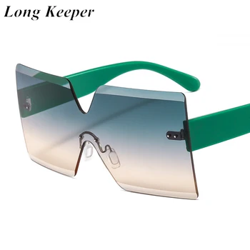 

Luxury Oversized Square Sunglasses Women Men New Flat Top Gradient Sun Glasses Vintage Fashion Shades lunette de soleil femme