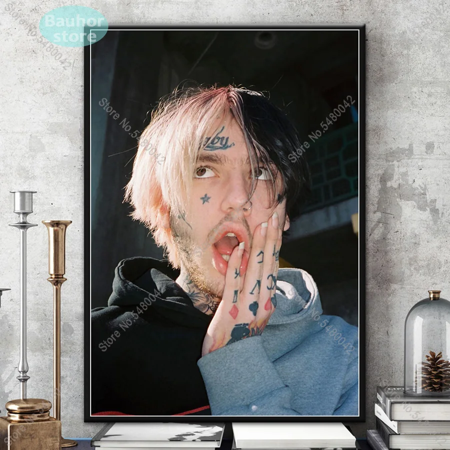 Постеры и принты Lil Peep Rip Young Rapper Music Star настенные художественные украшения Картина