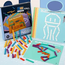 Jouets éducatifs en bois Montessori pour enfants, Puzzle arithmétique, jouets de formation précoce et de Concentration 
