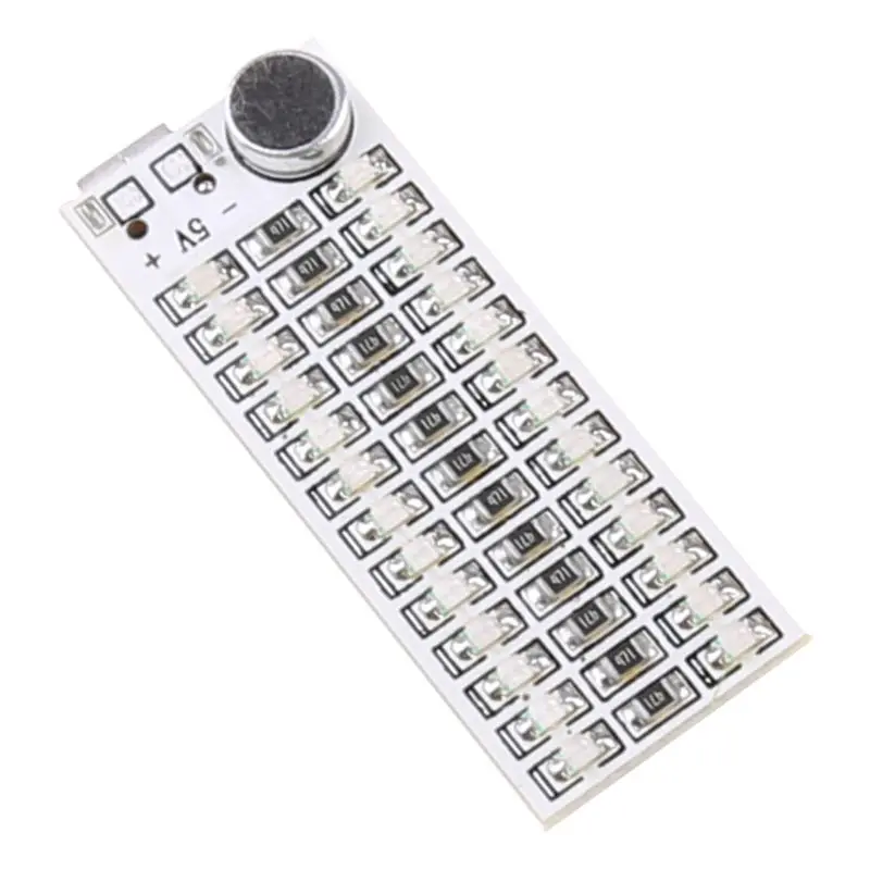 

USB Mini Music Spectrum Light 2x13 LED Board Voice Control Sensitivity Adjust