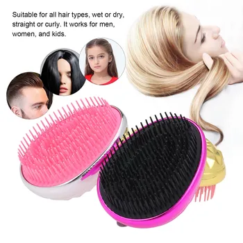

Egg Shape Hair Comb Scalp Massage Comb for Relive Fatigue Travel Hair Brush Hairstyling Detangling Comb Salon Hairdressing Brush