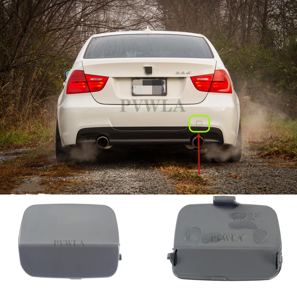 

For BMW E92 E93 Rear Bumper Tow Eye Trim Cap Cover 2008 2009 2010 2011