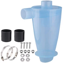 Dust Cyclone Collector Transparent Compound Supercharger High Efficiency Dust Cyclone Vacuum Cleaner Filter Collector