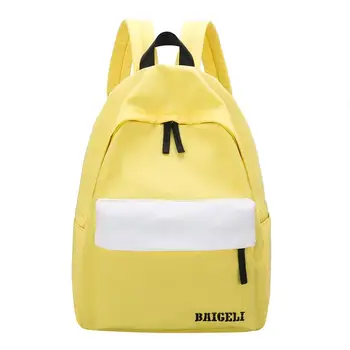 

Fashion Women Backpack Nylon School Shoulder Bag Solid Simple Travel Backpack for Teenage Large Capacity Bagpack mochila