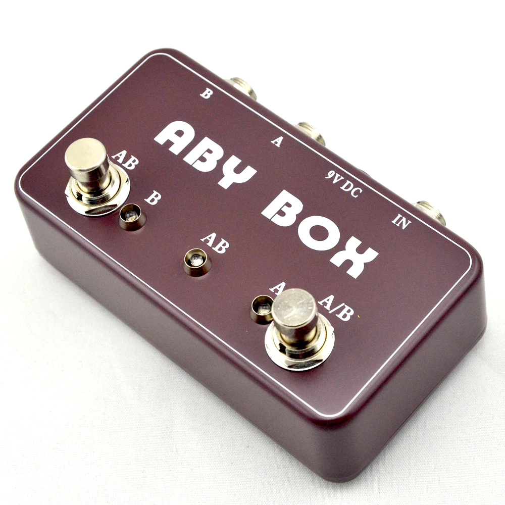 Combine-Pedal Selector Guitar ABY Bypass-Amp/aby-Pedal-Box Switch-Box/true LANDTONE Hand-Made