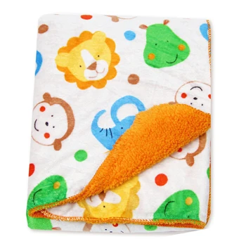 

Baby Blankets Newborn Thicken Double Layer Coral Fleece Infant Swaddle Kid Envelope Stroller Wrap Bedding Blanket Christmas Gift