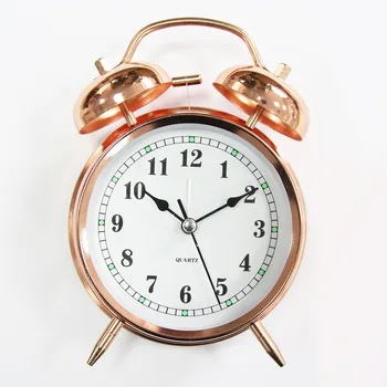 

New creative fashion lighting alarm clock student home bedside wall clock mute scanning alarm clock alarm clock loudly