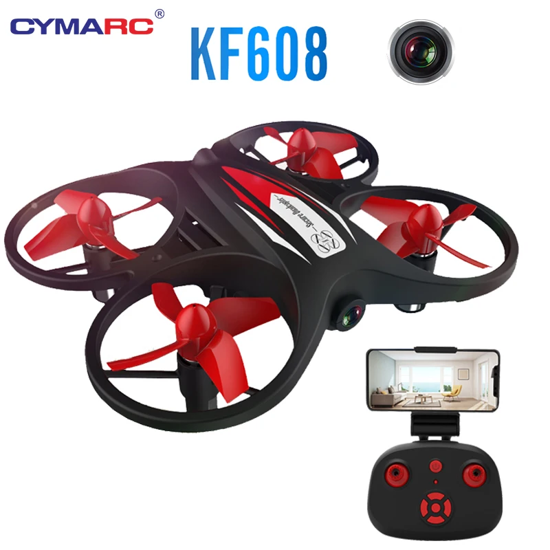 KF608 мини Радиоуправляемый Дрон с 720P wifi камерой Квадрокоптер режим удержания