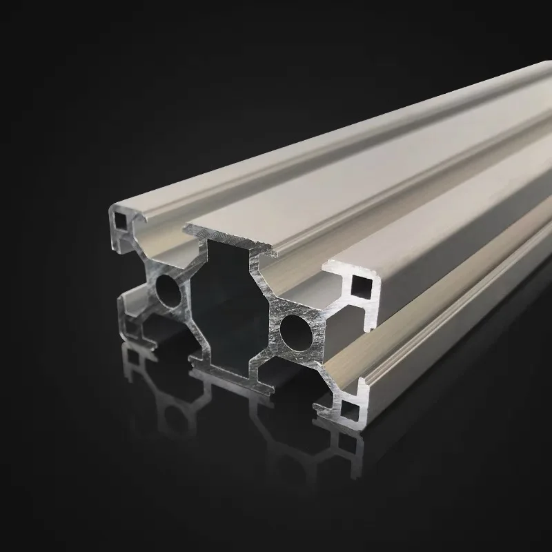 3060 T groove EU standard aluminum profile extrusion 100mm-1000 mm long guide aluminum profile for DIY3D printer worktable