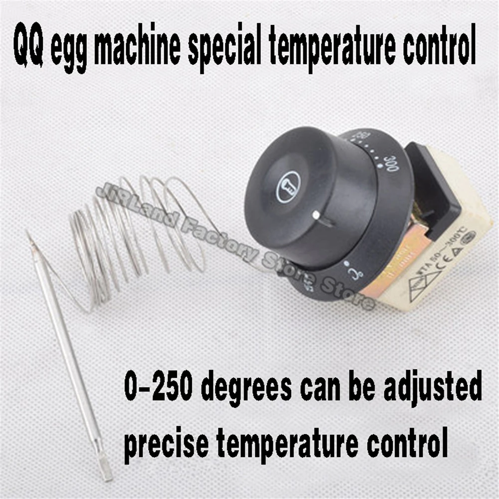 Electric egg machine The thermostat The temperature knob Egg machine accessories 250 degree thermostat