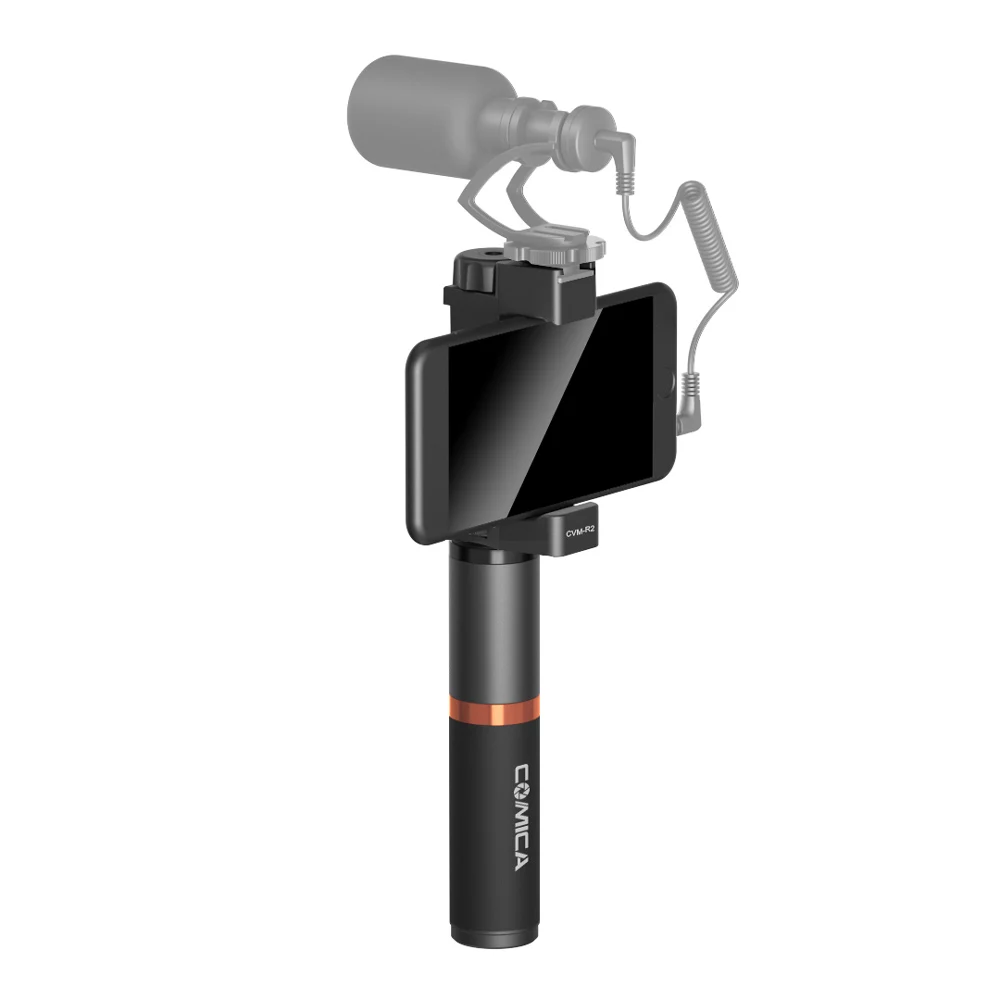 

Comica CVM-R2 Smartphone Video Rig Hand Grip Handle Stabilizer Kit for iPhone X 8 7 6s Plus for Samsung Huawei Cell Phone etc.