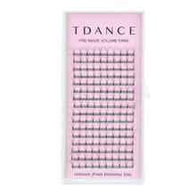 Ресницы TDANCE объемные, накладные ресницы 16 линий, 3d/4d/5d/6d/7D, русский объем, ресницы для наращивания, предварительно сделанные, искусственная н...