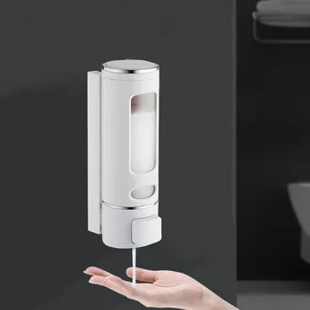 

400ML liquid soap dispensers Wall Mount Washing Lotion Shampoo Hand Sanitizer Dispenser 3 color pumping design samrt design hot