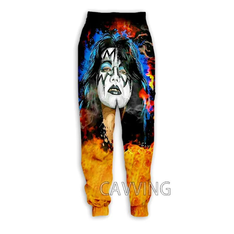 New Fashion 3D Print  KISS Rock Band  Casual Pants Sports Sweatpants Straight Pants  Sweatpants Jogging Pants Trousers  K03 5