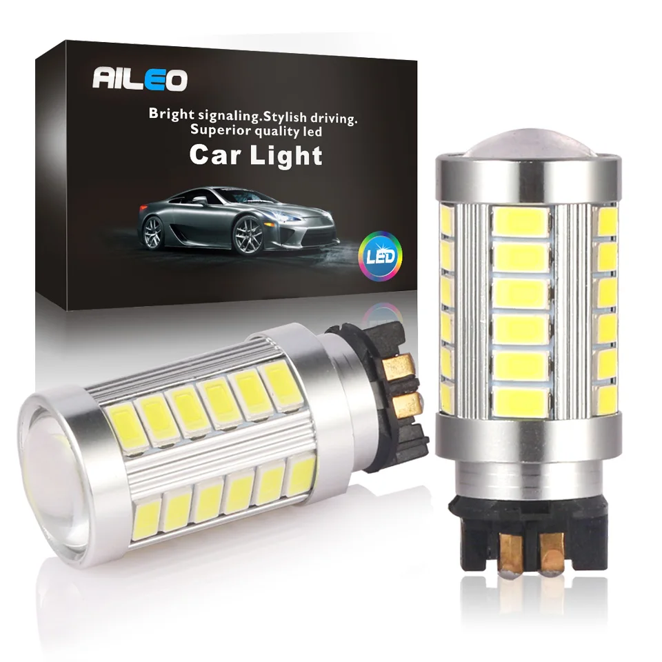 

AILEO Canbus OBC PW24W LED PWY24W Bulbs For Audi Skoda BMW Volkswagen Turn Signal Lights or Daytime Running Lights White yellow
