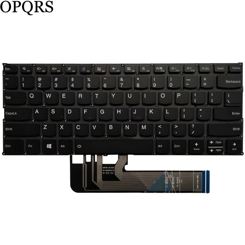 Teclado para Lenovo Teclado com Retroiluminado Novo Ouro Cinza Preto Eua C340-14 C340-14api C340-14iml C340-14iwl us - - Imagem 5