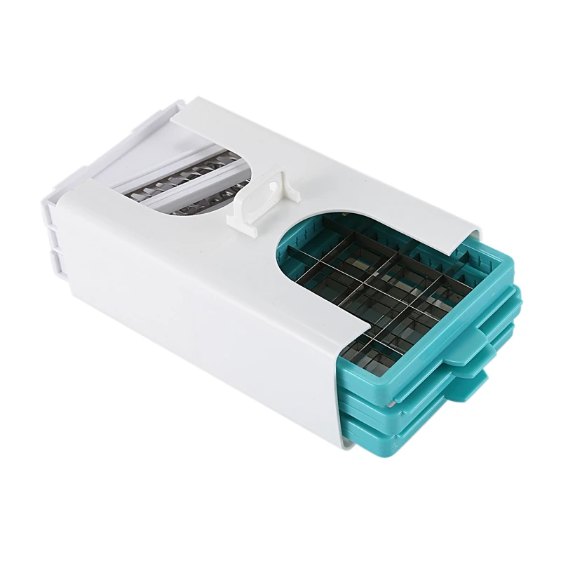 Vegetable Chopper,Adjustable Vegetable and Fruit Slicer Cheese Grater Multi Blades; Stainless-Steel Blades