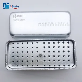 

72 Holes Dual Use High Speed Aluminum Sterilizable Dental Bur Disinfection Box