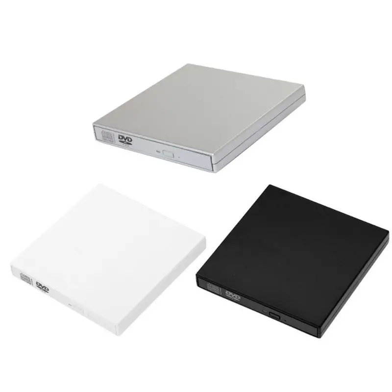 USB внешний DVD привод Карманный ультра тонкий Слот-в плеер привод писатель для ПК ноутбук