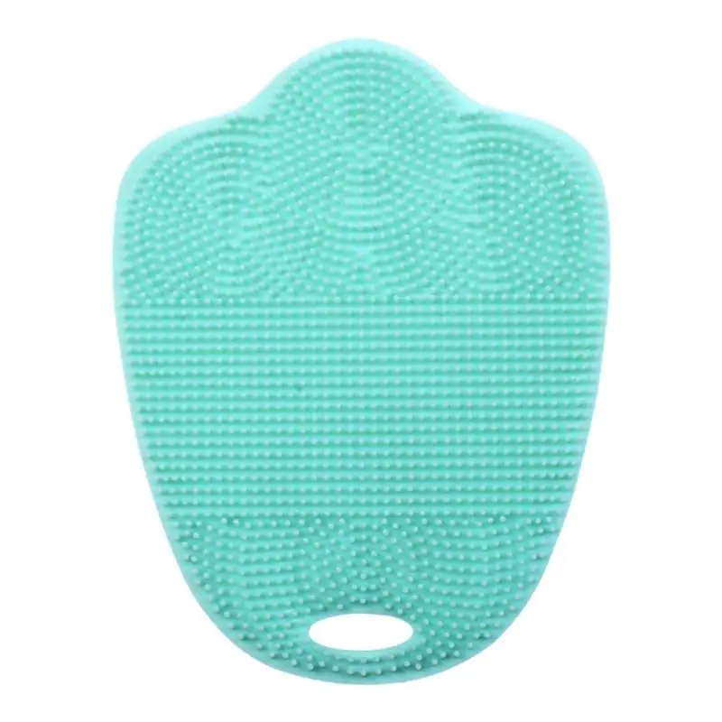 Mint Green Многофункциональная силиконовая щетка для чистки настольная подушка коврик для мытья кухонного инструмента - Цвет: Mint Green