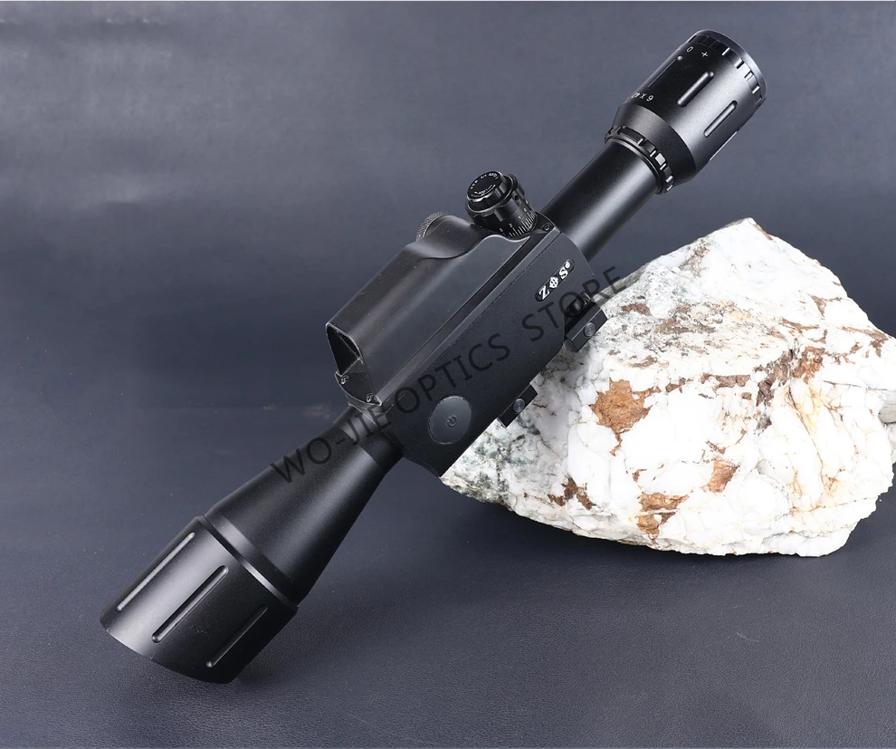 ZOS 6X42 Military Tactical Rifle Scope 30mm Tube Measure Distance Hunting Scope Optics Riflescope