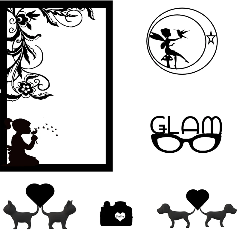 GJCrafts Cutting Dies Metal Frame and font b Pet b font Dies Die Scrapbooking Album Card