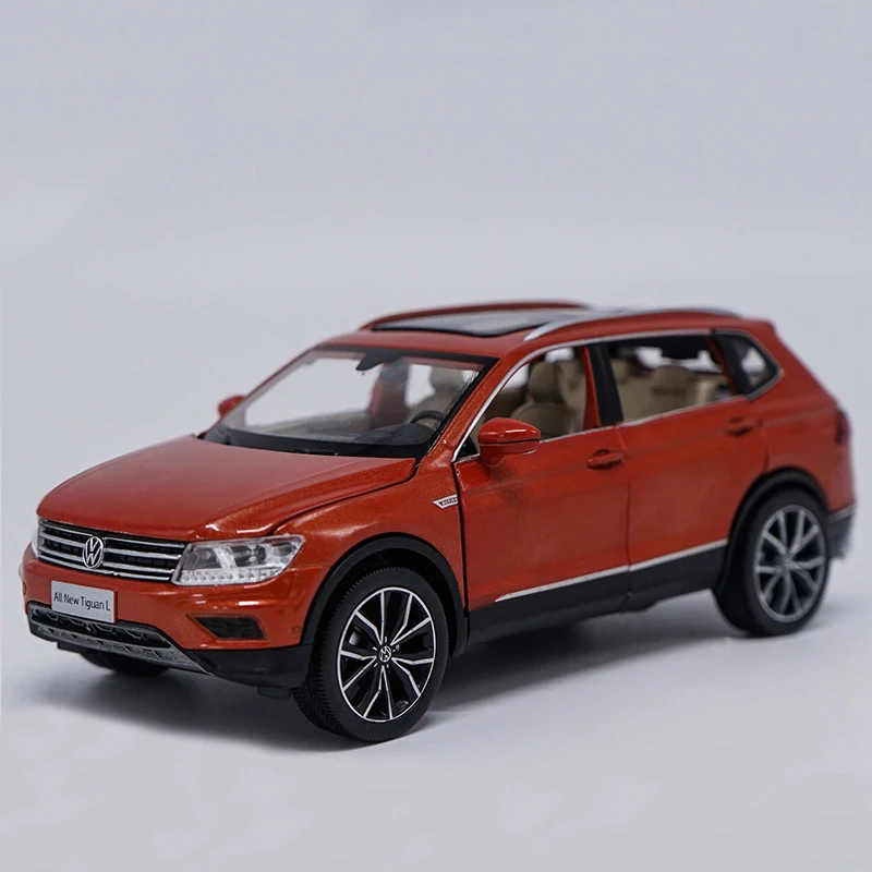 Высокая моделирования 1/32 весы Tiguan L сплава отступить модели автомобиля Muaical