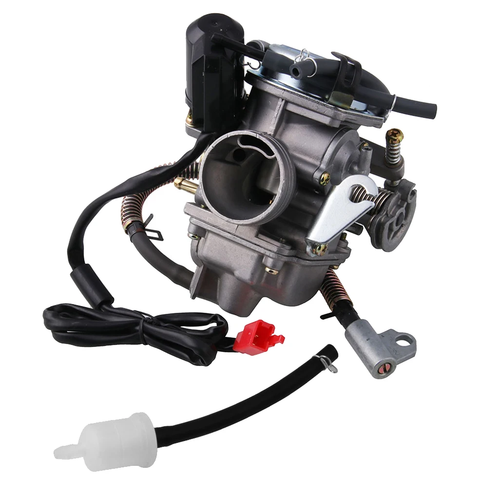 24mm Carburetor Carb Assembly Fit for GY6 125CC 150cc Scooters ATVs Go Karts