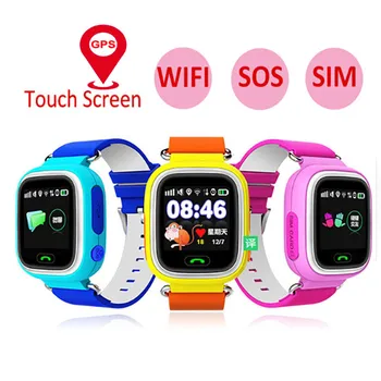 

Q90 Gps Child Smart Watch Phone Position Children Watch Wifi Color Touch Screen Gps Positioning Sos Baby Kid Smart Watch Q50 Q80
