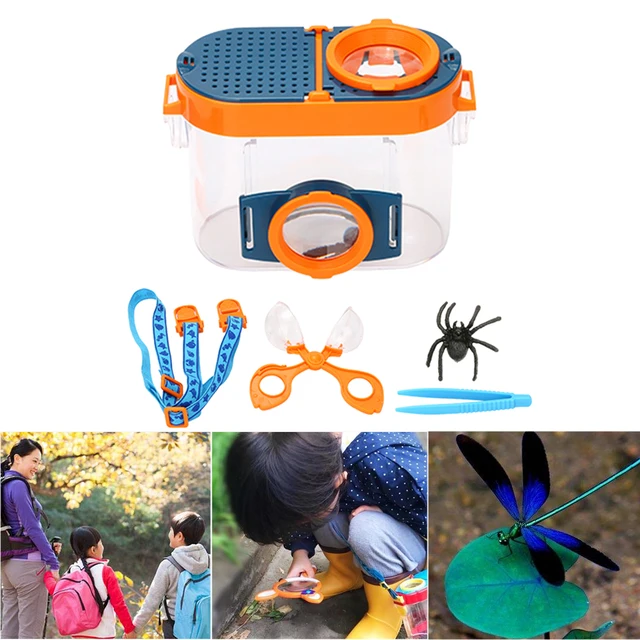 Bug Viewer Insect Magnifier Observer Kit Insect Viewer Magnifier Box Exploration Toy Kid Learning Development Toy 5