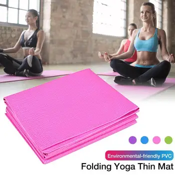 

PVC Foldable Yoga Mat Exercise Pad Thick Non-slip Folding Pilates Mat Play Floor Supplies Mat Fitness U8L9