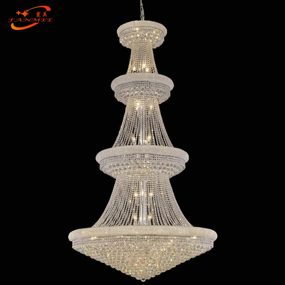 Современная хрустальная люстра ступенчатой формы Carystal Chandelie rHanging Light для украшения дома ресторана отеля