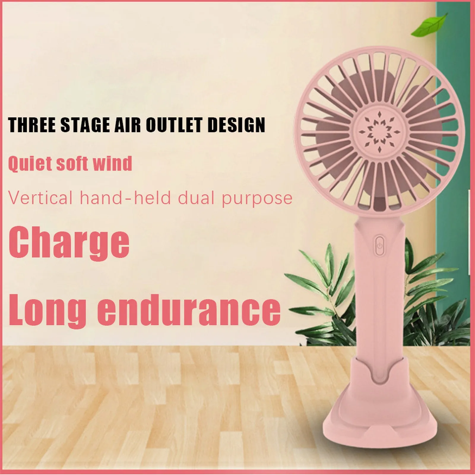 Mini Portable Fan Cooling Hand Holding Rechargeable Desktop Phone Holder Multifunction Travel Cooler |