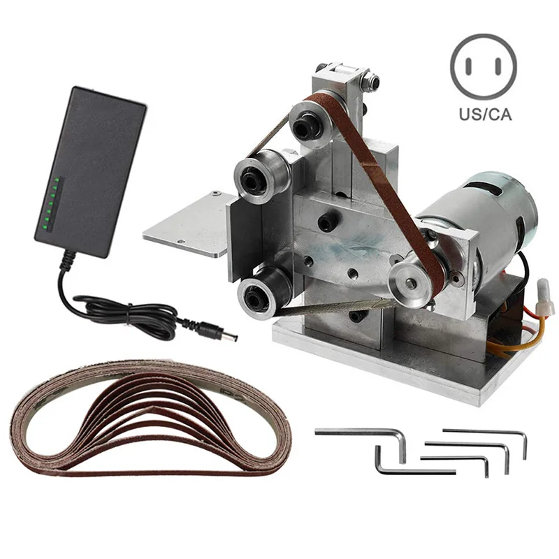 

Hot Grinder Electric Belt Sander Mini DIY Polishing Grinding Sharpener Machine PLD